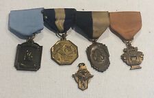 Lot Of 5 Vintage School Awards Medals Band Music Science Fair Athletics Choir picture