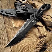 Takumitak 10" Tactical Knife D2 Blade Molle Kydex Sheath Fixed Blade Knife picture