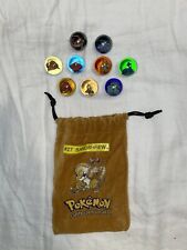 1999 Nintendo Offical Pokemon #27 Sandshrew Marble Bag & 9 Marbles (2 HOLOS) picture