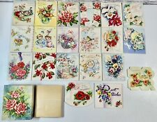 Lot 20 Unused Vintage 1950’s Cards Birthday Get Well Anniversary Baby Congrats picture