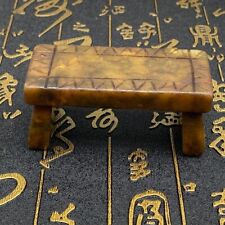 Chinese Rare Antique Craft Collection Home Ornament Small Bench ZF1933 picture