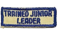 Trained Junior Leader Segment Patch BSA Boy Scouts Of America Embroidered Badge picture