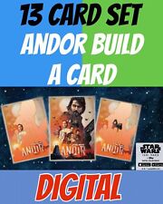 Andor Build a Card Pieces/Full Poster Award 13 Card Set Topps Star Wars Trader picture