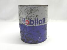 VINTAGE MOBIL OIL ARTIC SAE 20-20W MOTOR OIL 1 GALLON CAN *EMPTY* RUSY USED DENT picture