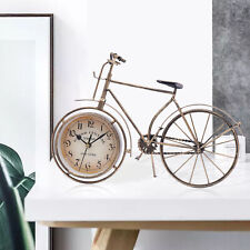 Bicycle Desk Clock Classic Old Fashioned Decorative Clock Vintage Retro Style picture