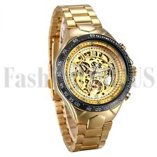 Mechanical Stainless Steel Band Luxury Mens Analog Fashion Sport Wrist Watch USA picture