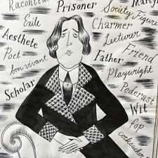MAURICE VELLEKOOP 'Pillars of GAY Culture' ICON original art 1991 Oscar Wilde picture