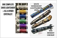 Savi’s Workshop Galaxy’s Edge Lightsaber - w/All 6 Kyber Crystals - YOU DESIGN picture