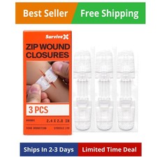 Zip Stitch Wound Closure Strips - First aid Kit - Repair Wounds Without Stitc... picture