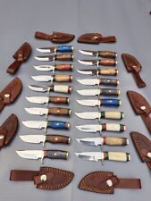 Lot of 50 HANDMADE STEEL SKINNER HUNTING KNIVES 6inch picture