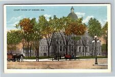 Goshen IN-Indiana, Court House, c1920 Vintage Postcard picture