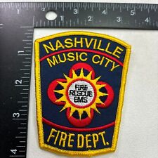 TENNESSEE NASHVILLE MUSIC CITY Fire Department Patch (Firefighter) 44MW picture