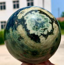 1.12LB Natural Colorful ocean jasperquartz geode crystal sphere ball healing picture