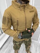 Tactical softshell fleece jacket picture