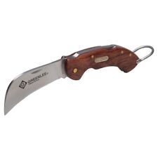 Greenlee 0652-28 Wood Handle SS Hawkbill Pocket Knife picture