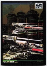 STAR WARS TOPPS CHROME 2022 GALAXY SET X-WINGS IN FORMATION 38 picture