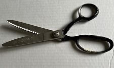Vintage WISS 9.25” Pinking Shears Scissors Newark, NJ USA Right Handed picture
