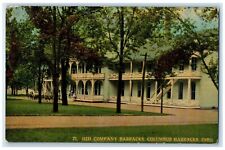 1914 11th Company Barracks Exterior Building Columbus Barracks Ohio OH Postcard picture