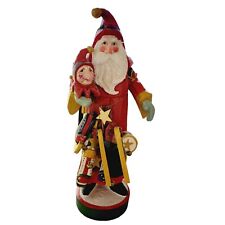 Rare Large 1992 House of Hatten Old World Santa With Toys 19 in tall Christmas picture