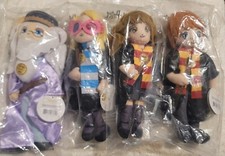 Lot of 4 Harry Potter Dumbledore, Weasley, Hermione, Luna Wizards Spell Sound 8" picture