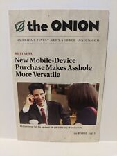The Onion Postcard Funny Satire 2010 Mobile Device makes Aholes more versatile picture