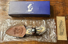 The Bone Collector BC-808 Hunting Knife With Leather Sheath - New In Box NIB picture