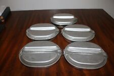 NOS unissued USGI 1982 stainless steel Mess Kit Lot of 5  picture