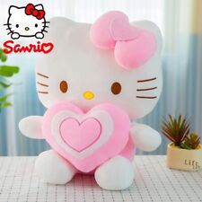 Sanrio Hello Kitty Plush Doll Jumbo Size 30Cm 12 Inches Embrace Heart U.S Seller picture