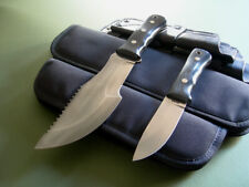DAVE BECK KNIVES 2 KNIFE TRACKER WSK & COMPANION SET / ORIGINAL SHEATHS /UNUSED picture
