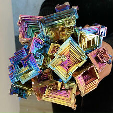 6.68LB Natural Aura Colorful Quartz Crystal Titanium Bismuth Ore Stone Specimens picture