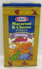 Vintage Metal Kraft Macaroni And Cheese Tin Dinomac. picture