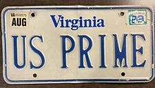 Virginia Personalized Vanity License Plate US PRIME Beef Mortgage Man Cave Sign picture