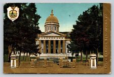 c1910 Montpelier Vermont VT State Capitol Embossed Scenery ANTIQUE Postcard picture