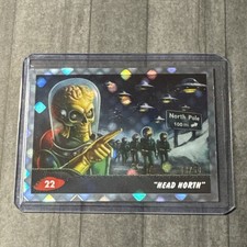 2026 TOPPS MARS ATTACKS HEAD NORTH PARALLEL 48/50 picture