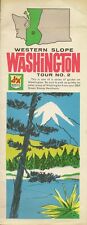 1962 S&H GREEN STAMPS Road Map SEATTLE WORLD'S FAIR Washington Western Slope picture