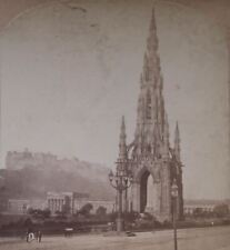 1890s EDINBURGH SCOTLAND SCOTT'S MONUMENT C. BIERSTADT STEREOVIEW 28-26 picture