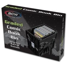 BCW Graded Certified Comic Book Storage Plastic Bin Stackable Box Heavy Duty New picture
