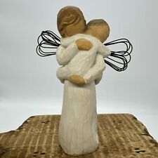 Willow Tree “Angel’s Embrace”. Sculpted Hand painted Figure 2002 DEMDACO EUC picture
