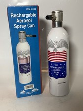 Vintage Rechargeable Aerosol Spray Can Eagle American Flag NOS New  picture