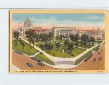 Postcard State Capitol Park Showing New Building Group Harrisburg Pennsylvania picture
