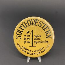 Southwestern Is #1 In The Region Vintage 1970s 1980s 4h FFA Pinback Button Pin picture