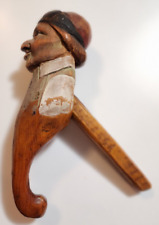 ANRI Wooden Nutcracker Man  with Hat roughly 7 1/2