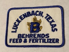 Luckenbach Texas Behrends Feed & Fertilizer patch picture