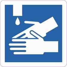 3.5x3.5 Hand Washing Magnet Vinyl Magnetic Symbol Restroom Sign Wash Hands Signs picture