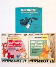 Disneyland Records Winnie The Pooh + Georgie and the Robbers 7