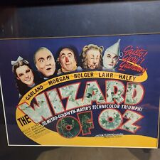 Vintage Wizard Of Oz Group Limited 23.5''x19.5'' Framed Poster Advertising 1939 picture
