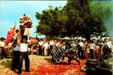 Chinese Festival~Celebration LION DANCE~CELEBRATING HARVEST 4X6 Vintage Postcard picture