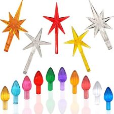 144 Medium Twist Light Bulbs Replacement Peg for Vintage Ceramic Christmas Trees picture