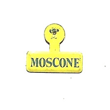 GEORGE MOSCONE FORMER MAYOR OF SAN FRANCISCO - VINTAGE PIN BUTTON & METAL TAB picture