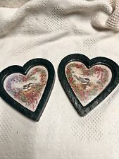 Vintage Home Interior Gifts Set Of 2 1987 HOME INTERIORS Heart Shaped Frame picture